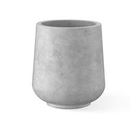 Kante Pots avec Trous de Drainage pour terrasse, Balcon, Jardin, Salon, 44,3 cm de Haut, Gris béton