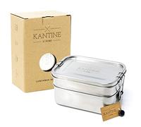 Kantine 51° Nord ® Boîte à déjeuner Bento - 1200 ml - En acier inoxydable - Avec 2 compartiments