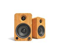 Kanto Enceintes Actives HiFi Bluetooth YU4 Bambou Vendues par Paire