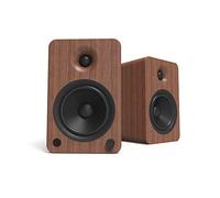 Kanto Enceintes bibliothèques YU6 avec préampli Phono et Bluetooth (Noyer)