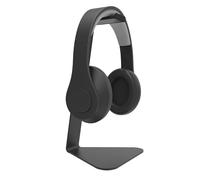 Kanto H1 Support universel pour casque - Noir - Construction en acier massif - Surface de repos incurvée en silicone