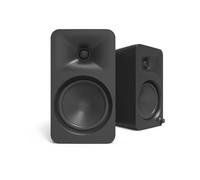 Kanto ORA4 140W Powered Reference Speakers with Bluetooth 5.0 and USB-C Input | 4” Woofers | Bi-Amplified | Reference Quality Sound | Pair | Black