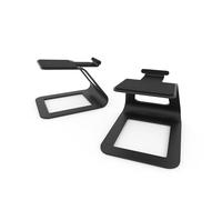 Kanto – Supports d'enceintes SE2 – Surélevés pour petites enceintes – Noir – Paire