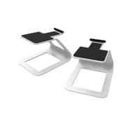 Kanto SE2 Elevated Desktop Speaker Stands for Small Speakers | White | Pair