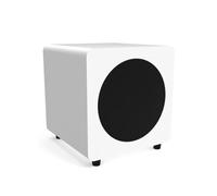 Kanto SUB8 Caisson de basses alimenté scellé | Puissance crête 300 W | Caisson de basses 8" | Vinyle | Blanc mat
