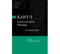 Kant's Lectures on Political Philosophy: A Critical Guide