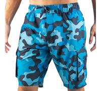 Kanu Surf Barracuda Swim Trunks (Regular & Extended Sizes) Maillot, Camouflage Bleu Marine, M Homme