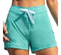 Kanu Surf Breeze Solid Stretch Boardshort Combinaison modèle Court, Bleu Lagon, 48 Femme