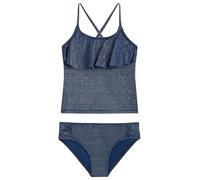 Kanu Surf Ensemble Tankini pour Fille, Bleu Marine Scintillant, 12