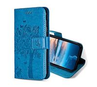 KANVOOS Coque pour Samsung Galaxy A23 5G/4G / M13 4G / M23 5G, Etui Protection Housse Premium en Cuir PU, Antichoc Étui à Rabat Portefeuille Flip Case pour Samsung A23 / M13 4G / M23 5G (Bleu)