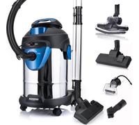 Kanwod Aspirateur de lavage Superwash 1400 W, Aspirateur pour tapis et meubles rembourrés, Nettoyeur de moquette universel Aspirateur eau et poussière avec réservoir de 20 litres