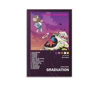 Kanye West Graduation Album Affiche Art Décoration Murale Décoration Interieur Impression pour Bar Restaurant Salon Esthétique 30x45cm Sans Cadre