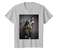 Kanye West LA Photoshoot par Michael Grecco T-Shirt, Enfant, Argent, 4 Ans