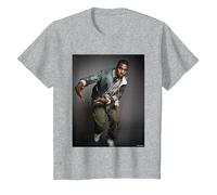 Kanye West LA Photoshoot par Michael Grecco T-Shirt, Enfant, Gris Chiné, 4 Ans