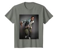 Kanye West LA Photoshoot par Michael Grecco T-Shirt, Enfant, Vert Kaki chiné, 6 Ans