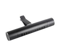 Kanylavy 1 diffuseur de parfum de voiture avec clips pour grille d'aération de voiture, bâtons d'huiles essentielles, accessoires de décoration en alliage d'aluminium noir pour voiture