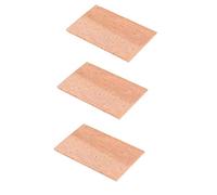 Kanylavy 3 PièCes Universel Sax Cou LièGe Naturel Durable en Bois Saxophone Alto Cou Joint Feuille de LièGe pour Alto/Soprano/TéNor Laiton