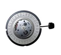 Kanylavy Mouvement de montre en métal - Mouvement à quartz - Date à 6 heures - Mouvement de montre pour ETA 805.112 805112 - Pièce de réparation pour homme, Argenté/noir