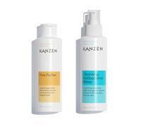 Kanzen Skincare Derma Acne Duo - Coffret Complet De Soins Avec Eau Nettoyante - 125ml Et Purificateur De Pores Pour Une Peau Plus Nette - 125ml