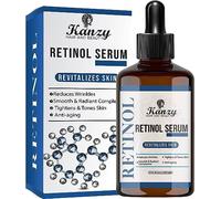 KANZY Retinol Serum 2.5% with Acide Hyaluronique Anti Ride, Anti Age Puissant Rétinol Sérum Visage Bio pour Femme et Homme avec Huile de Jojoba and Aloe Vera Pour une peau Radieuse et Ferme 30ML