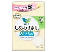 Kao - Laurier Happy Skin Volume Pack Ultra Slim Heavy Day Use 22.5cm With Wings 36 pcs