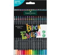 Kaojl-116436-Crayons De Couleur Blackwood,Black Edition,Étui De 36 Pièces