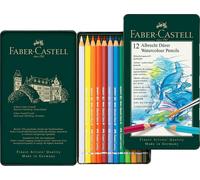 Kaojl-117512 Crayons Aquarellables Albrecht Dürer,Set De 12 Crayons À Mine Épaisse De 3,8 Mm,Crayons Aquarelle Aux Pigments Solubles Qui Se Transforment En Quelques Coups De Pinceau