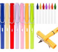 Kaojl-7 Ensembles De Crayons De Couleur Magiques Everlasting Pencil 7 Crayons De Couleur Magiques+7 Gommes,Crayons De Couleur Réutilisables À L'infini Pour Écrire Et Peindre,Utilisés Pour La Maison,L