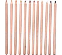 Kaojl-Crayons Pastel,Crayons À Charbon De Bois Professionnels Ensemble De Dessin 12 Pièces(Couleur Des Images)