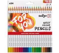 Kaojl-For You Df2100024k01c-Boîte De 24 Crayons De Couleur Classiques
