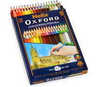 Kaojl-Oxford Lot De 36 Crayons De Couleur Dans Une Pochette Couleurs Assorties