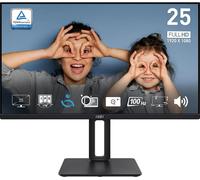 KAOJL-Pro Mp251P Écran Bureautique 24,5"" Full Hd-Dalle Ips 1920X1080,100 Hz,Confort Visuel,Haut-Parleurs Intégrés,Réglable Sur 4 Axes-Hdmi 1.4B,D-Sub (Vga)
