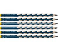 Kaojl-Stabilo Easygraph-Crayon Graphite Ergonomique-Lotx6 Crayons Papier-Hb-Bleu Ardoise-Gaucher