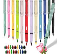 Kaojl-Swify Lot De 12 Crayons Magiques Réutilisables Sans Encre Avec 24 Pointes De Rechange Intégrées Pour Enfants,Étudiants,École,Bureau,Écriture
