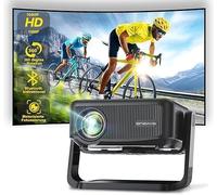 KAOJL-Videoprojecteur Auto Keystone /360° Rotating/Remote Focus 19000Lux 1080P Mini Projecteur Wifi6 Bluebooth Projecteur Video 70% Zoom