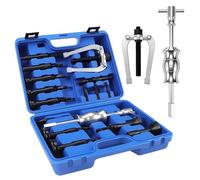 KAOLALI 16 Pièces Kit Extracteur de Roulement Interieur, Extracteur de Roulement, Outil d'extraction de Palier de Trou de Base avec Jeu de Marteaux Glissants