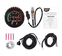 KAOLALI Affichage du Contrôleur de Capteur AFR, 30-0300 X-Series Wideband UEGO AFR Contrôleur Contrôleur Gauge 30-0300 Ratio de Carburant d'air Affichage de 52mm (2-1/16”) Auto