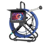 KAOLALI Camera Inspection Canalisation, 4,3'' Caméra pour Serpent de Plomberie 1000TVL avec 6pcs LEDs Light, Batterie de 5000mAh, Caméra de Canalisation avec DVR & Carte SD 32 Go, 30M/100FT