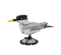 Kaoliscious Tern - Kit de briques d'oiseaux MOC pour adultes à construire avec base, blocs modulaires pour animaux pour décoration de maison et de bureau, cadeaux de Saint-Valentin - 153 pièces