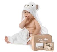 Kaome Serviette de Bain à Capuche en Bambou Bio Serviette à Capuche pour bébé Grande Serviette de Bain Douce et Super absorbante Lavable en Machine pour Tout-Petits Serviettes de Bain avec Oreilles