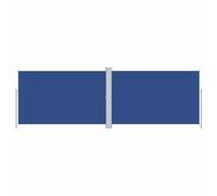 Kaorsrow Store latéral extensible - Bleu - 220 x 600 cm - Brise-vue et protection contre le vent - Pour jardin, terrasse et balcon - Séparateur de pièce robuste avec fonction d'enroulement automatique