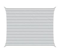 Kaorsrow Voile d'ombrage à angle droit - 4,5 x 3,5 m - Tissu polyester Oxford - Robuste - Ombrage et protection contre le vent - Pour terrasse, jardin, balcon, camping et piscine, gris clair et blanc