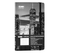 Kaos Agenda 2027 pour enseignants, agenda 12 mois bi-day, couverture anti-rayures, élastique, marque-page, format 13 x 21 cm