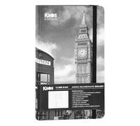 Kaos Agenda 2027 pour enseignants, agenda 12 mois bi-day, couverture anti-rayures, élastique, marque-page, format 13 x 21 cm
