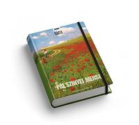 Kaos Agenda classique daté - 22 septembre/23 juin - Merse coquelicots - Format 11 x 16,5 cm - 320 pages - Fermeture élastique plate - Effet doux au toucher - Pour l'école, le bureau, l'université