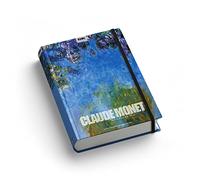 Kaos Classic Journal daté - Septembre 22/juin 23 - Monet Ninfee - Dimensions 11 x 16,5 cm - 320 pages - Fermeture avec élastique plat, élégant effet soft touch - école, bureau, université