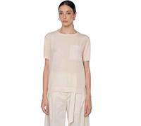 Kaos, Femme, Tops, Blanc, Taille: 42 FR Blusa Manica Corta