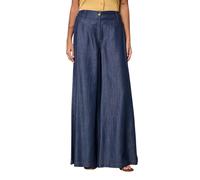 Kaos - Maxi Pantalon Palazzo - Femme - Pantalons - Bleu - Taille: 38 FR