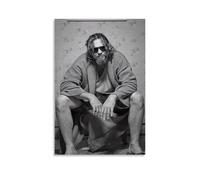 KAOTRPZH The Big Lebowski On Toilet - Poster drôle de salle de bain - 3 - Art mural - Impression d'image moderne - Décoration de chambre familiale - 30 x 45 cm