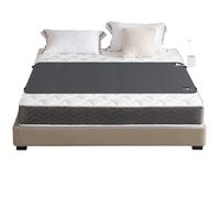 Kaoudt Tapis de mise à la terre UK pour le sommeil, le soulagement du stress et de la douleur, 68 x 180 cm, drap de lit avec dos antidérapant et cordon de mise à la terre pour le bien-être, cuir